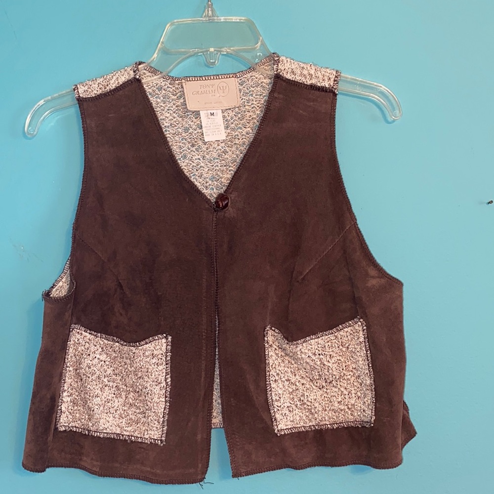 Vintage Tony Graham Leather Vest